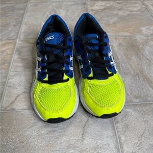 Asics Gel-Contend 3 GS Shoe Size 5Y Lime C566Q Preowned